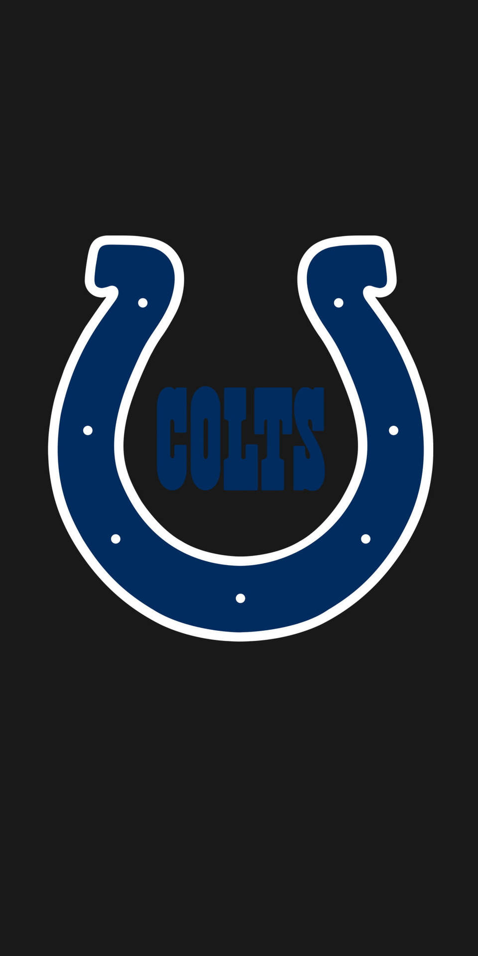 Indianapolis Colts Horseshoe NFL Team Logo Wallpaper