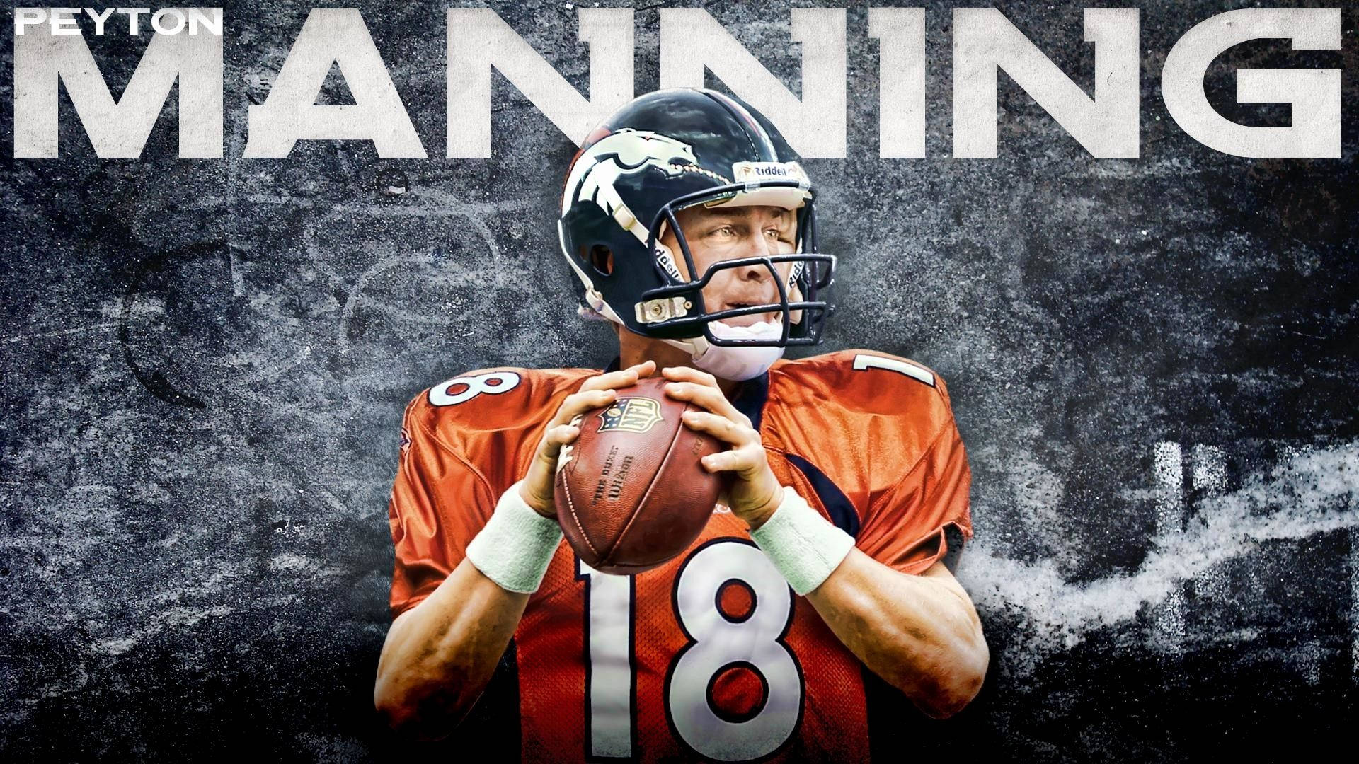 Indianapoliscolts Peyton Manning Nfl-spieler Wallpaper