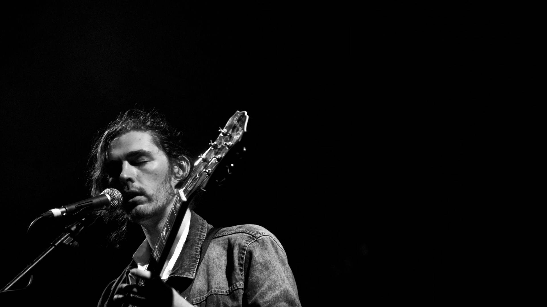 Indie Aesthetic Laptop Hozier Black And White