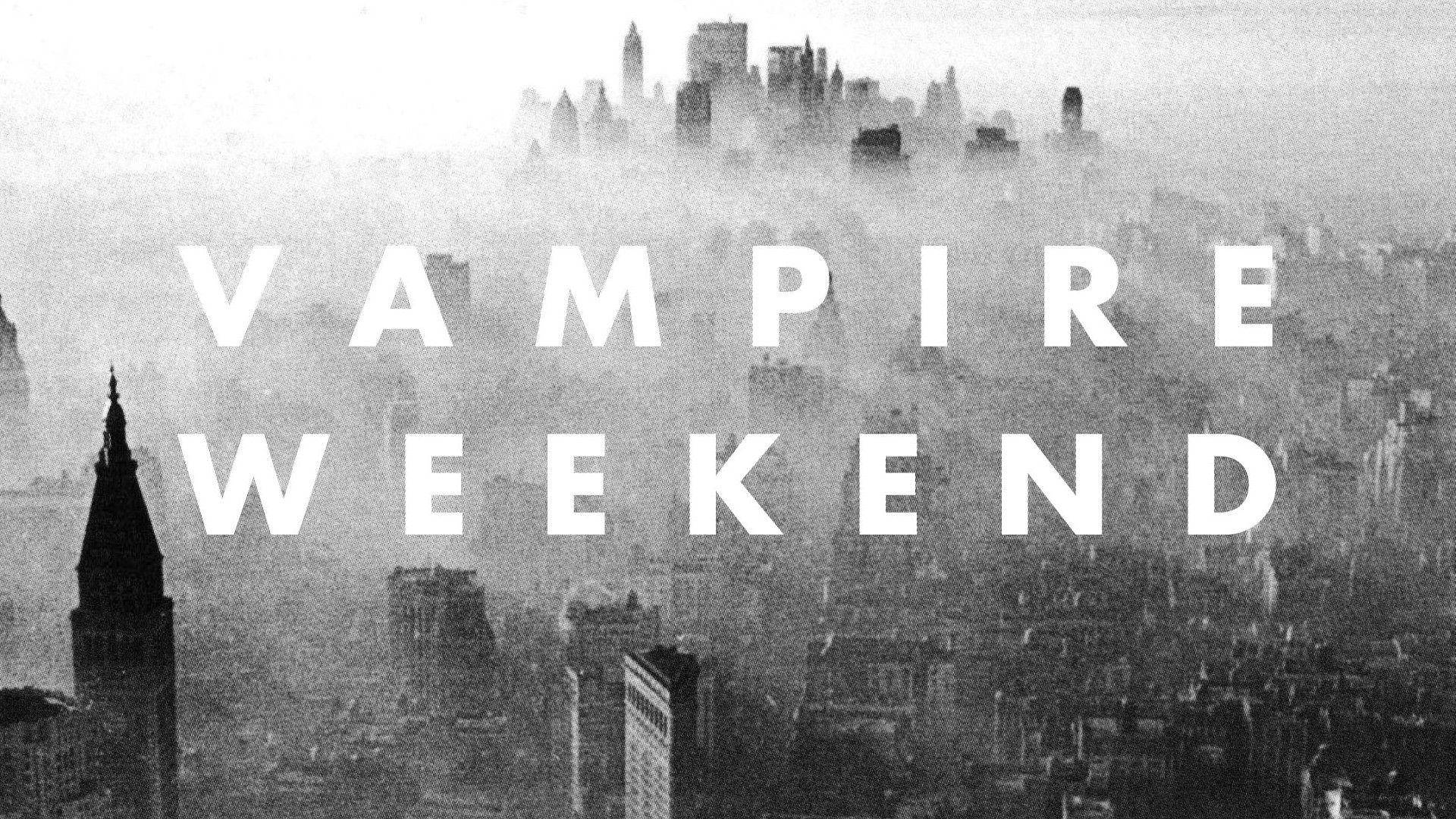 Indie Aesthetic Laptop Vampire Weekend On City Background
