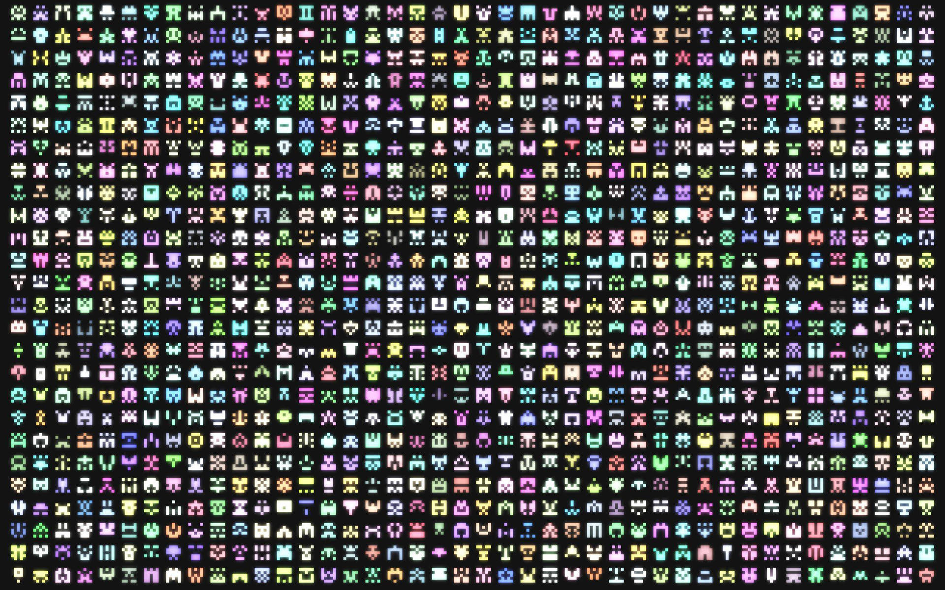 Indie Aesthetic Laptop Vintage Game Icons Background