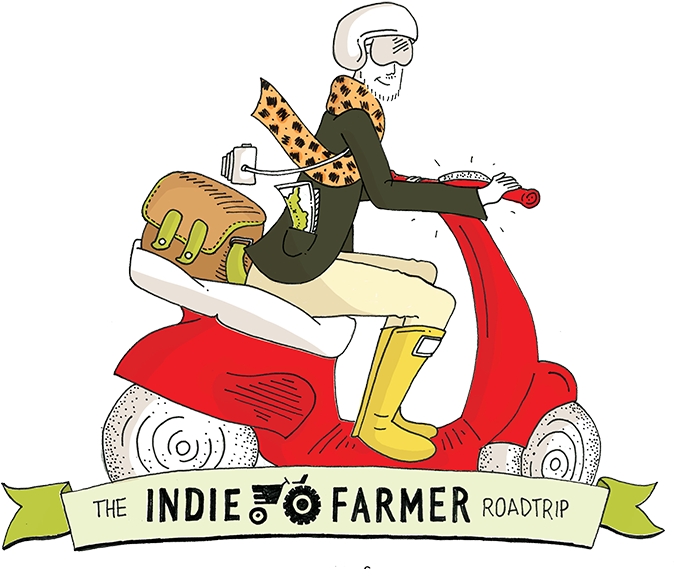 Indie Farmer Roadtrip Illustration PNG