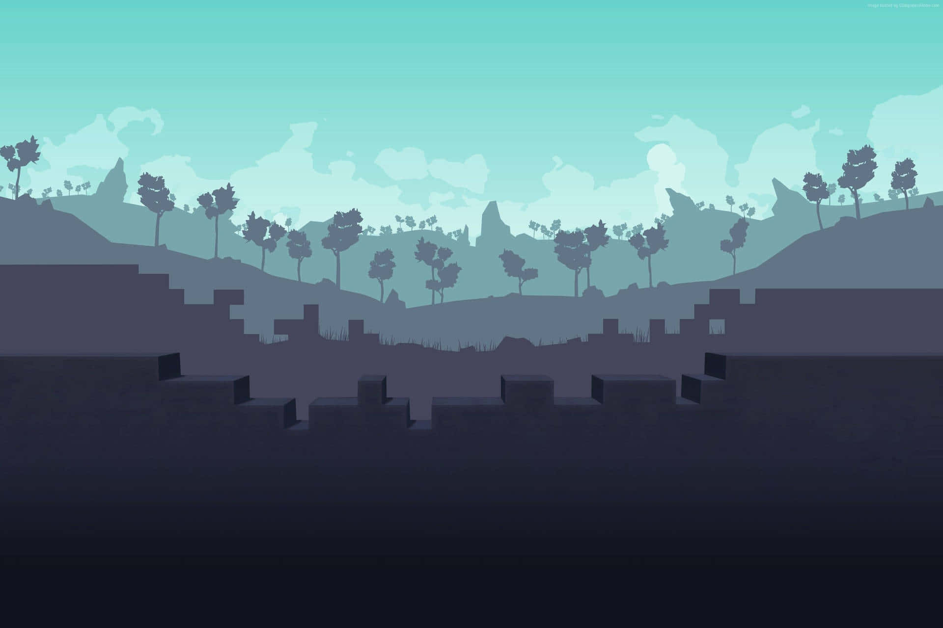 Indie Game Inspired Landscape Wallpaper