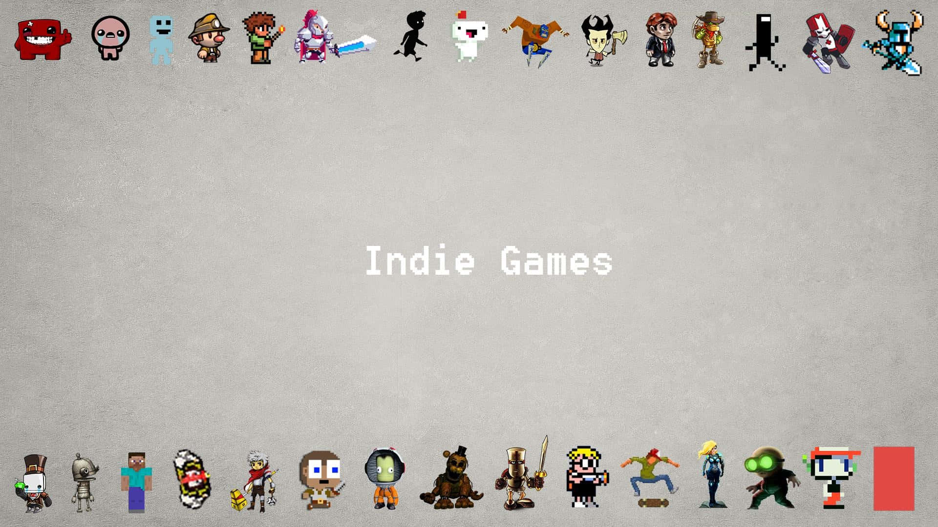 Colorful Retro Indie Game World Wallpaper