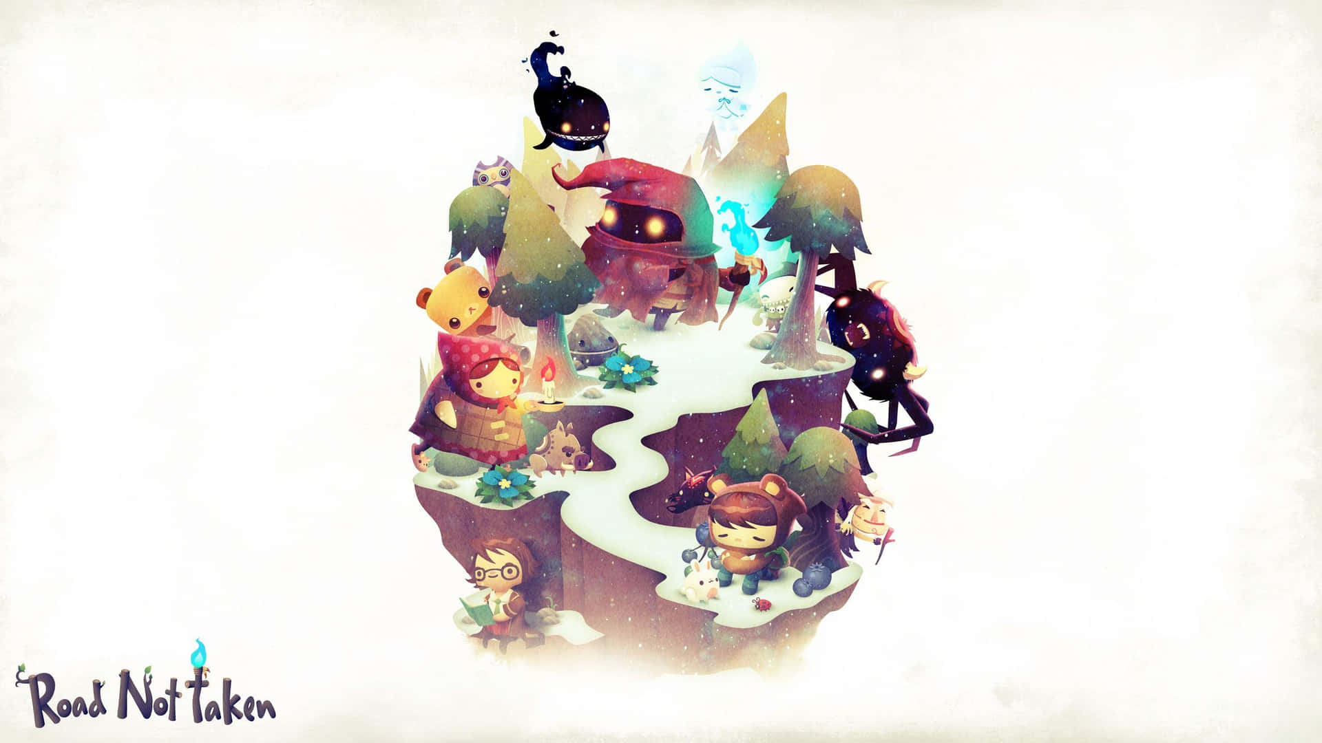 Exciting Indie Game Adventure in a Magical World Wallpaper