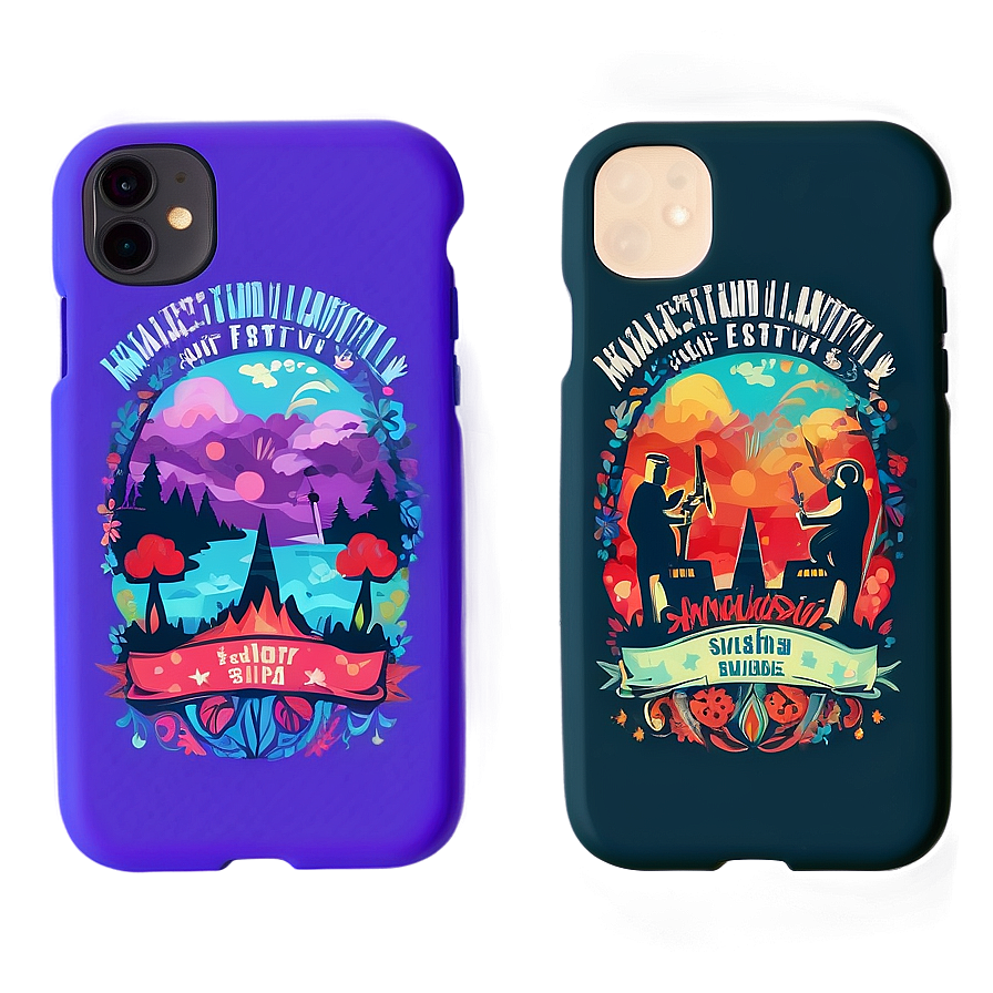 Indie Music Festival Phone Case Png 06122024 PNG
