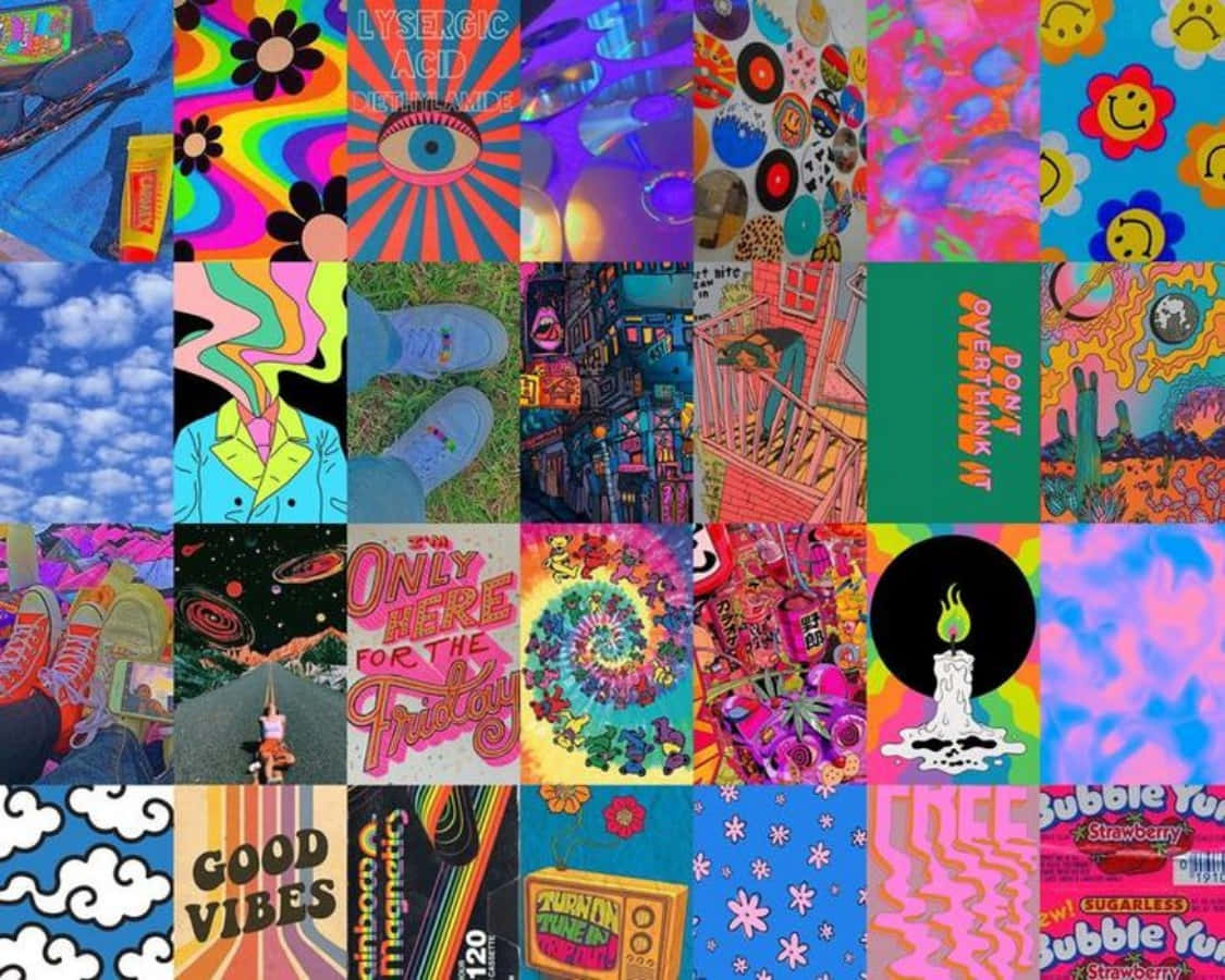 Download A Collage Of Various Colorful Images | Wallpapers.com