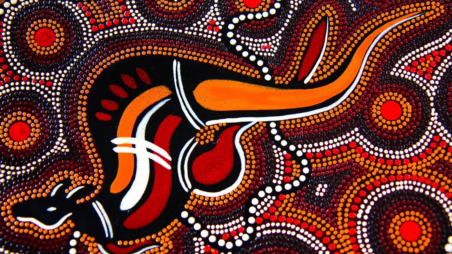 Indigenous Dragon Artwork Wallpaper