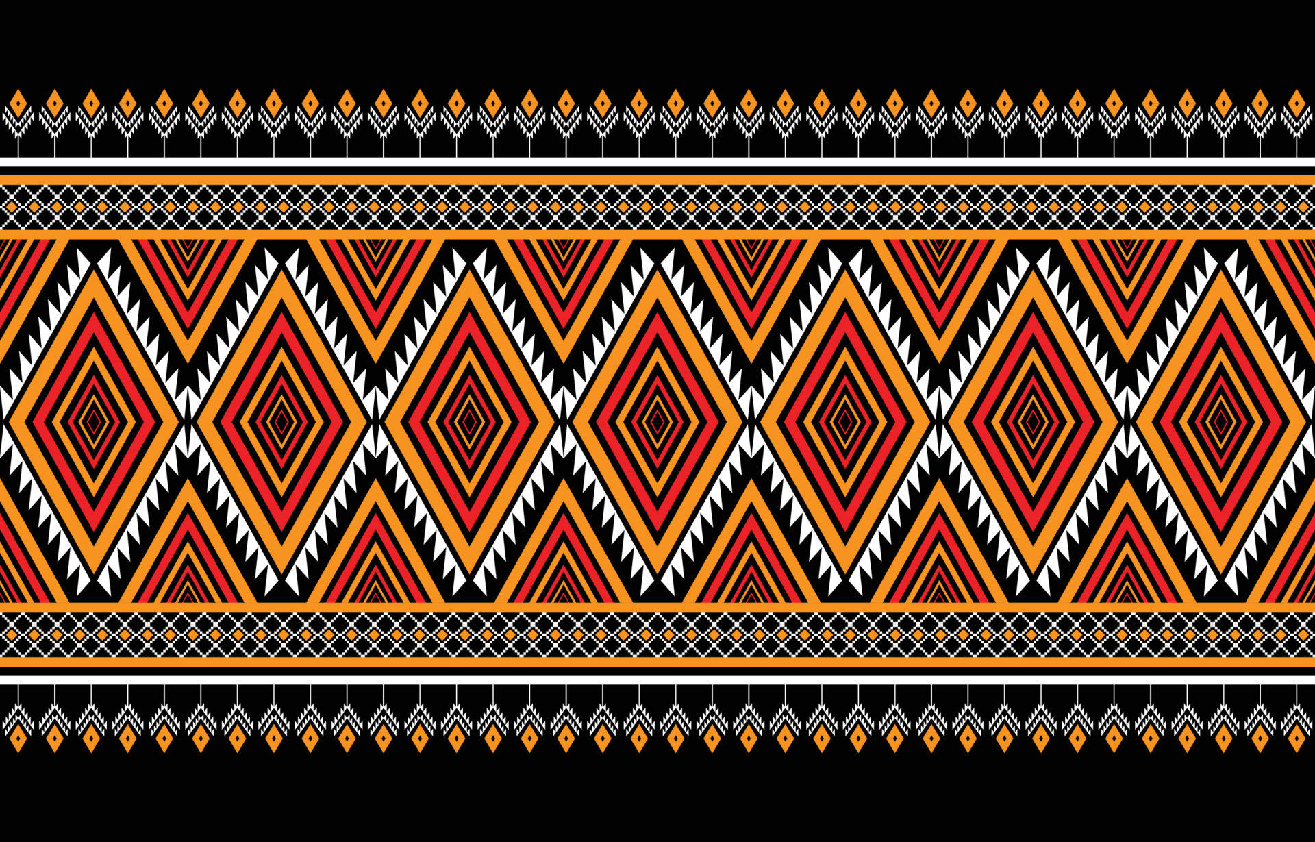 Indigenous Patterned Shawl Wallpaper