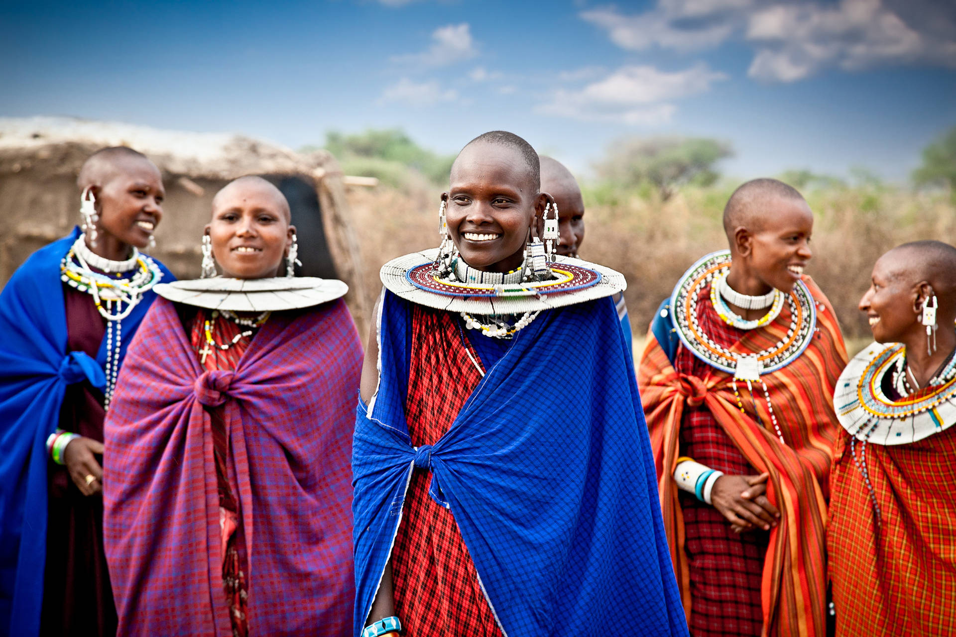 Einheimischevölker Von Tansania Wallpaper
