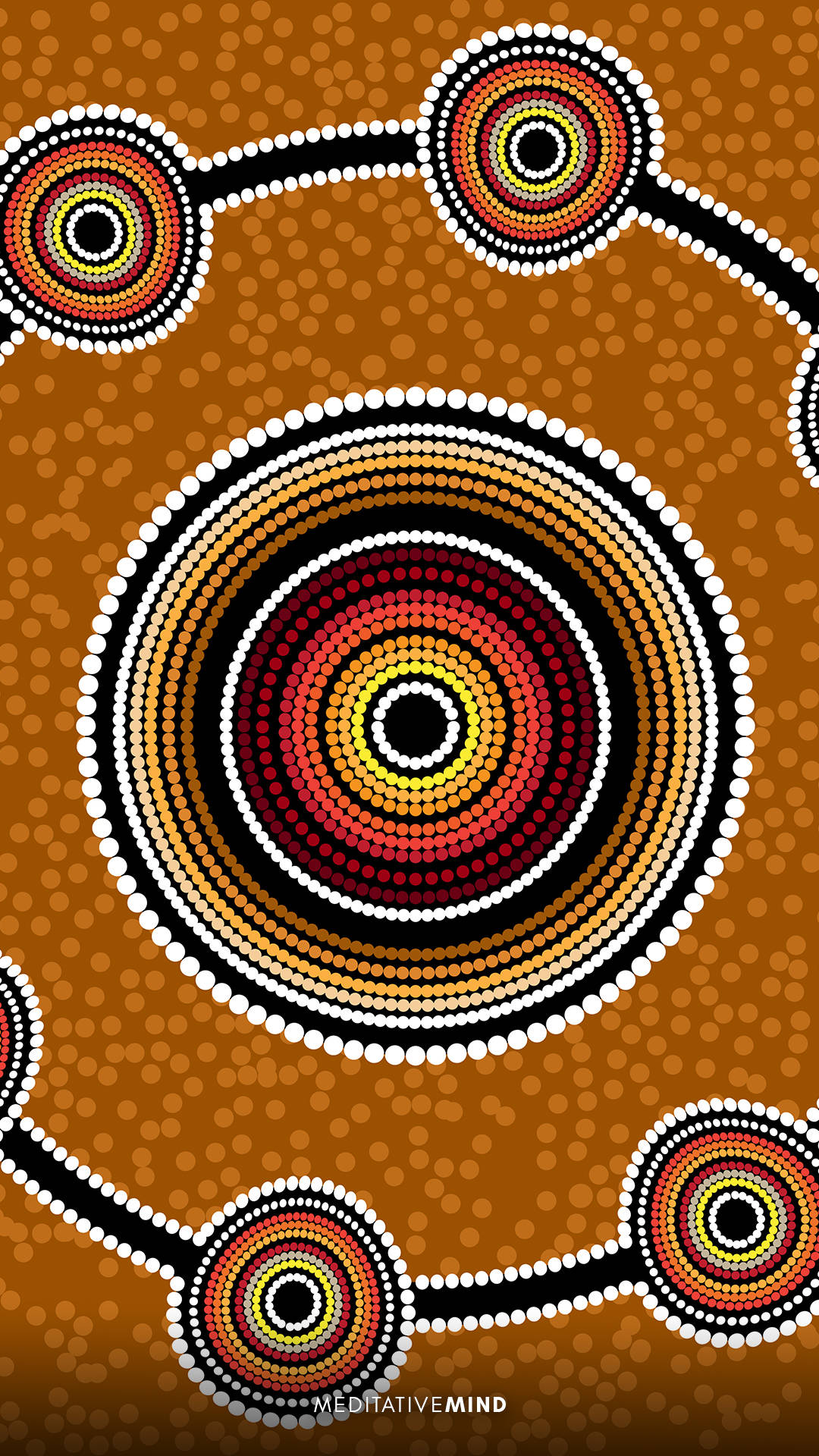 Indigenous Yellow-red Eye Wallpaper