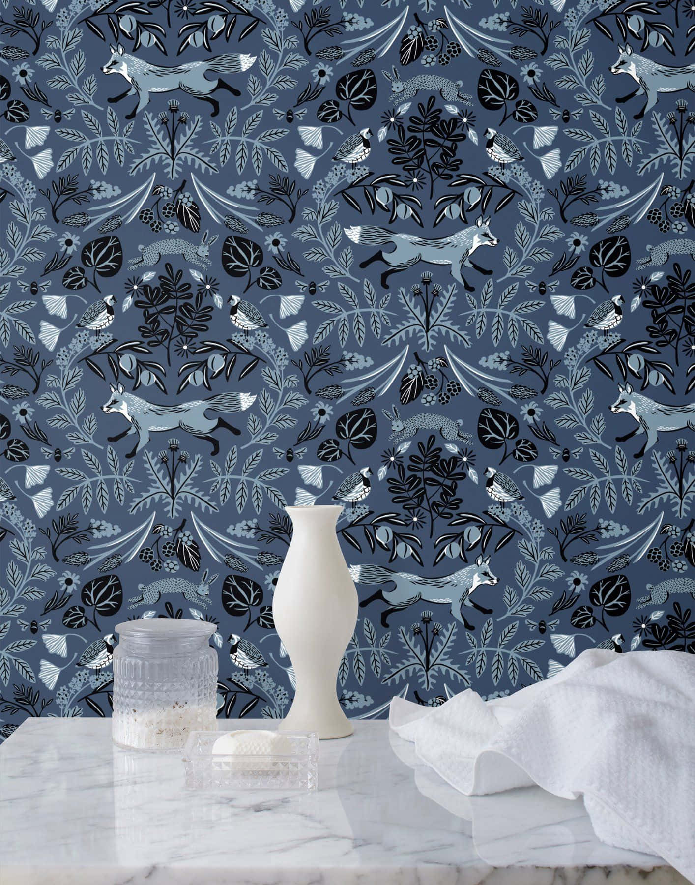 Experience restful relaxation with Indigo. Wallpaper