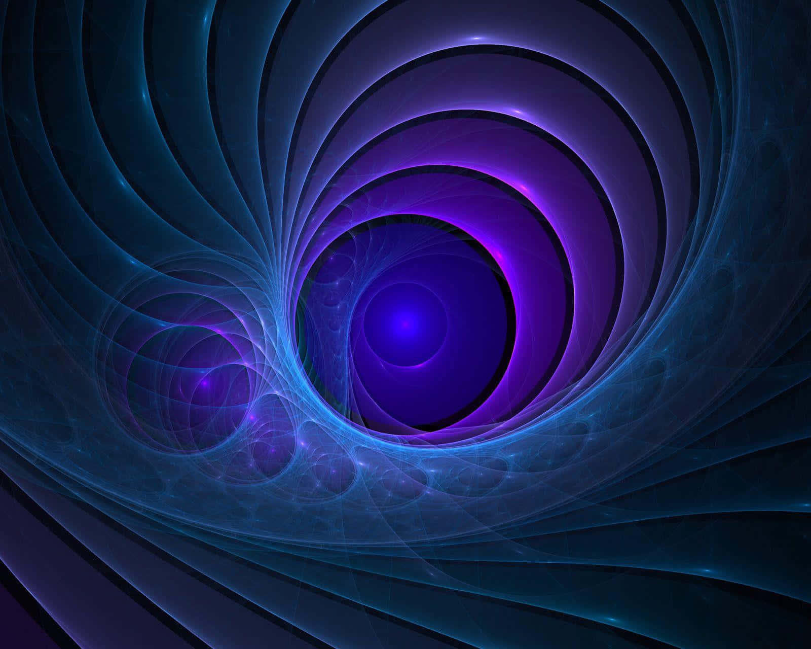 A Blue And Purple Spiral With A Blue Background Wallpaper