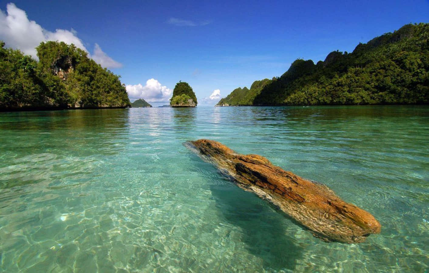 Stunning Indonesian Landscape at Sunrise