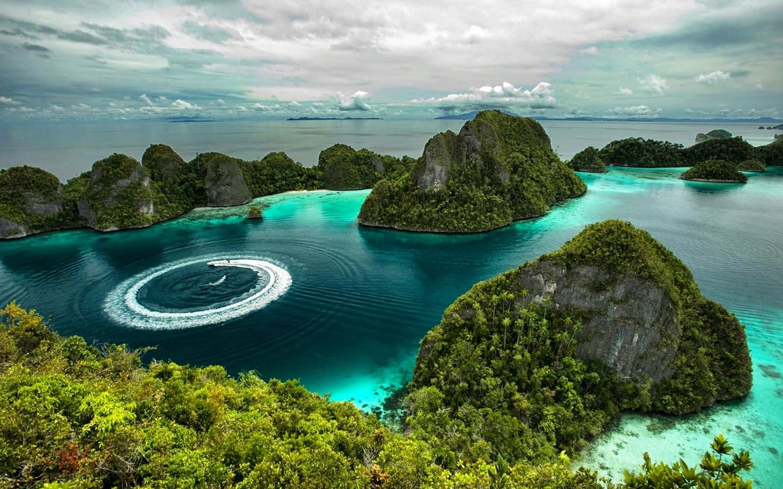 Mystiskbali Island, Indonesien