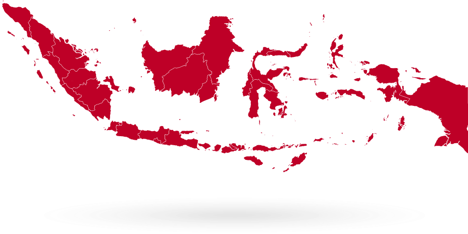 Indonesia Map Silhouette PNG
