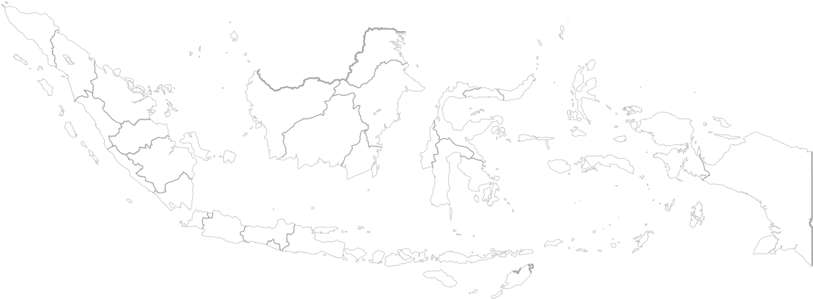 Indonesia Outline Map PNG