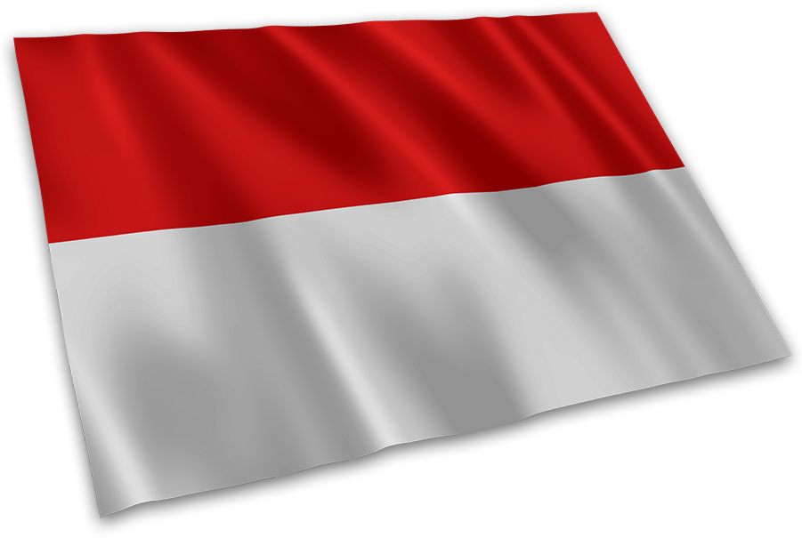 Indonesian Flag Waving PNG