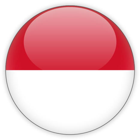Indonesian_ Flag_ Button PNG