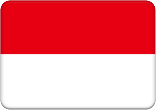 Indonesian_ Flag_ Horizontal_ Bicolor PNG