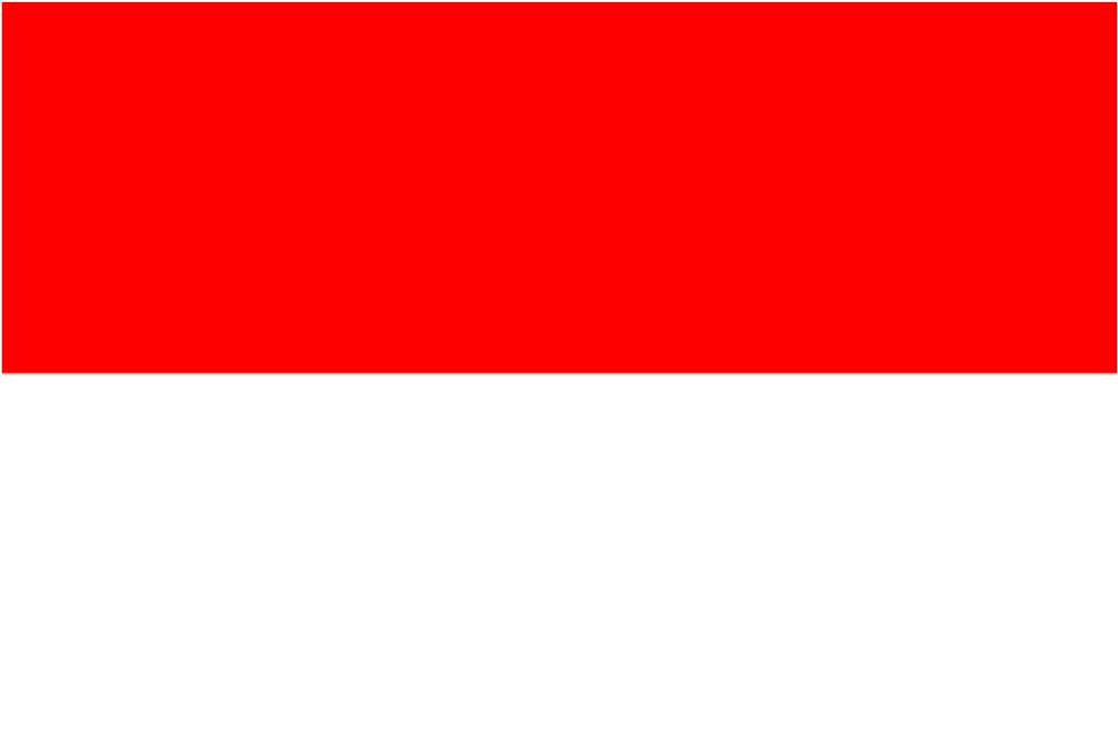 Indonesian_ Flag_ Horizontal_ Bicolor PNG