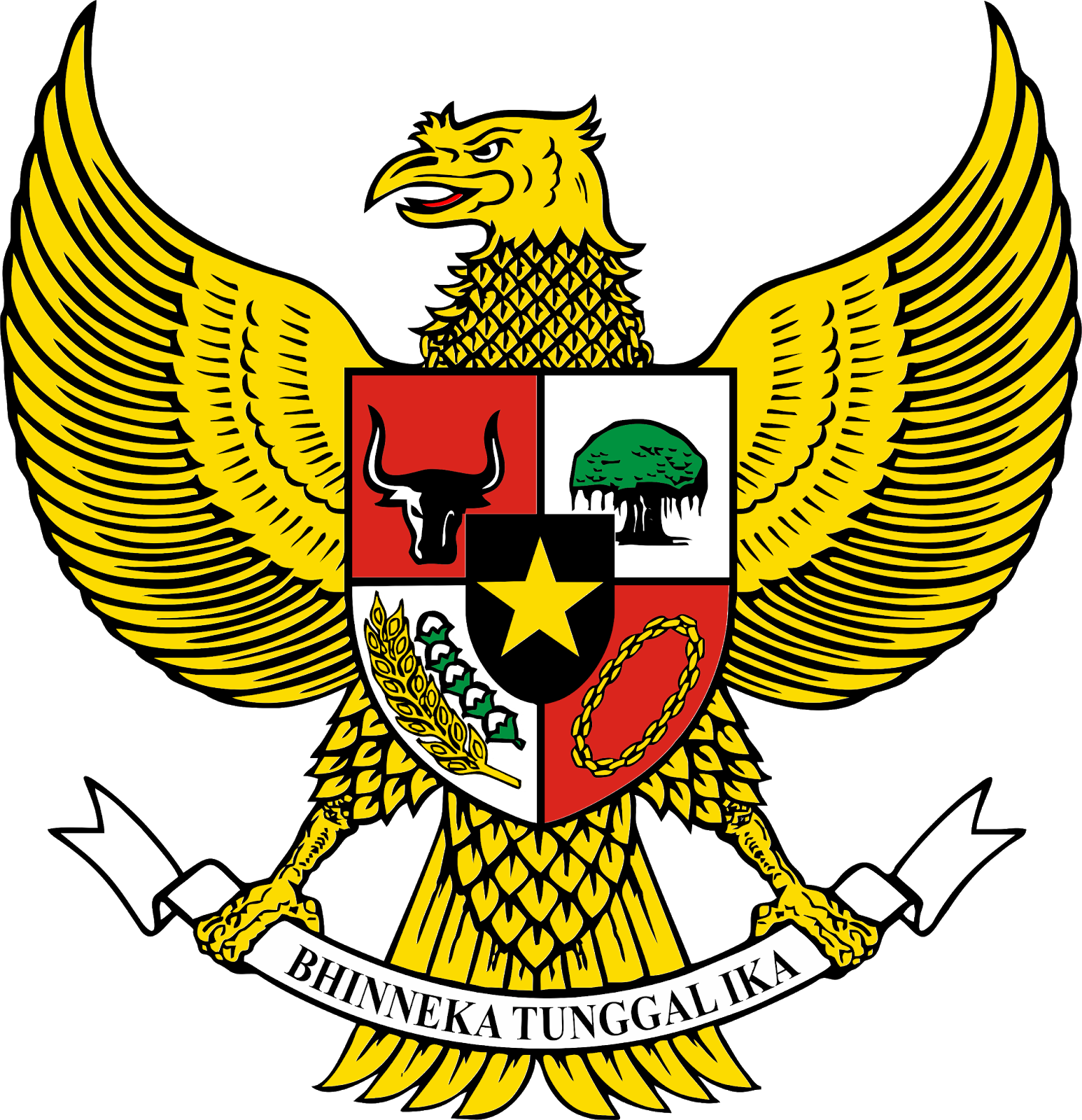 Indonesian_ Garuda_ Pancasila_ Emblem PNG