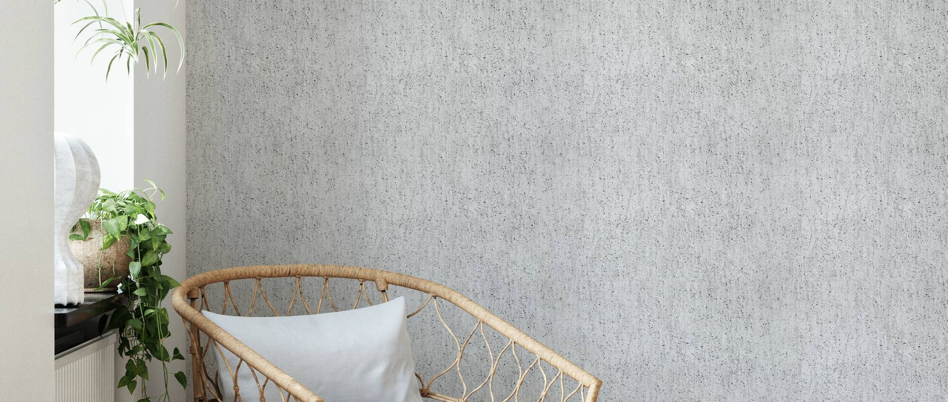 Indoor Concrete Wall Texture Wallpaper