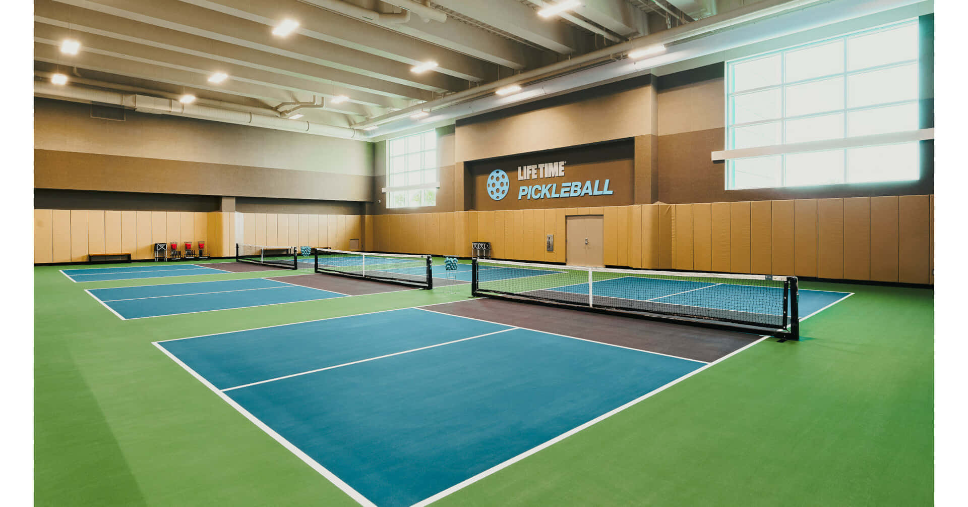 Indoor Pickleball Courts Lifetime Facility Wallpaper