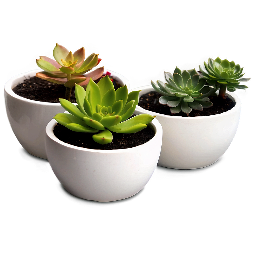 Indoor Succulent Pots Png 69 PNG