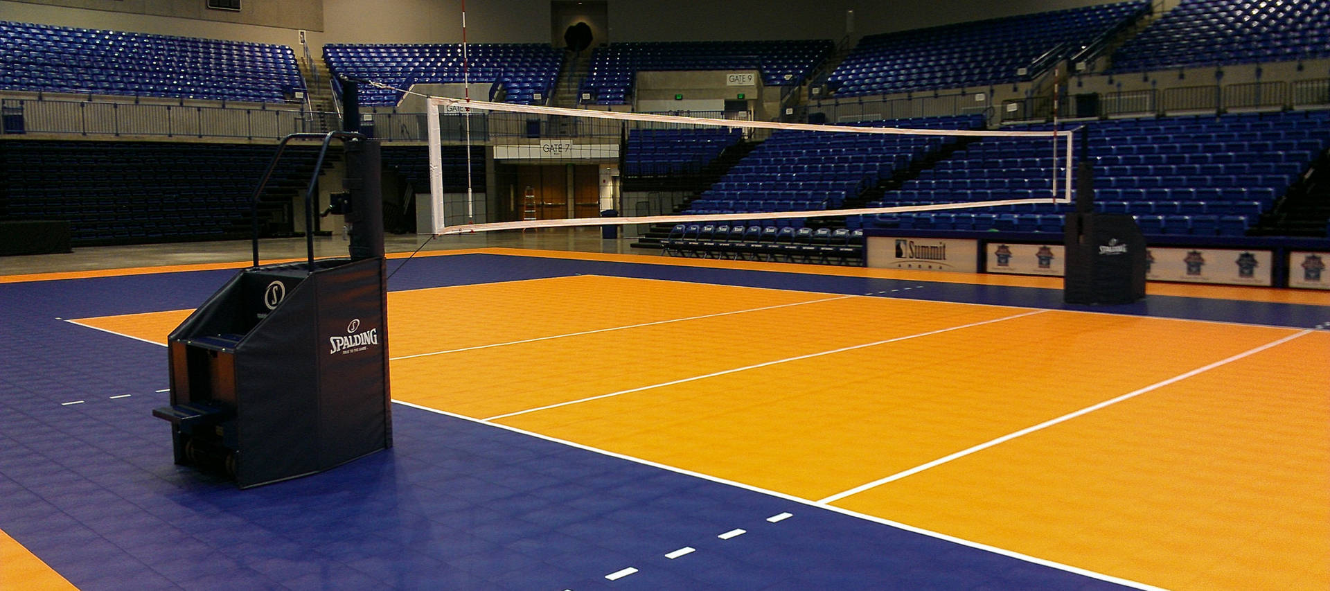 Indoor Volleyball Court Wallpaper