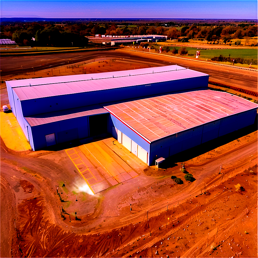 Indoor Warehouse Drone View Png 48 PNG
