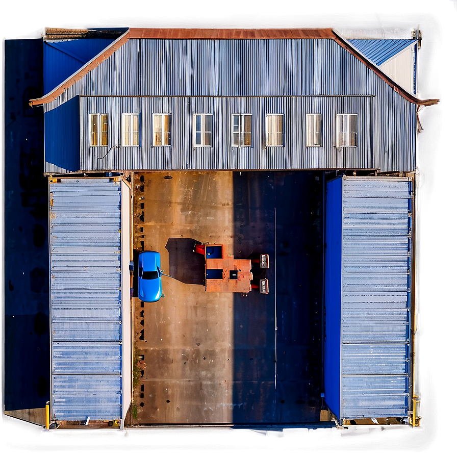 Indoor Warehouse Drone View Png 97 PNG