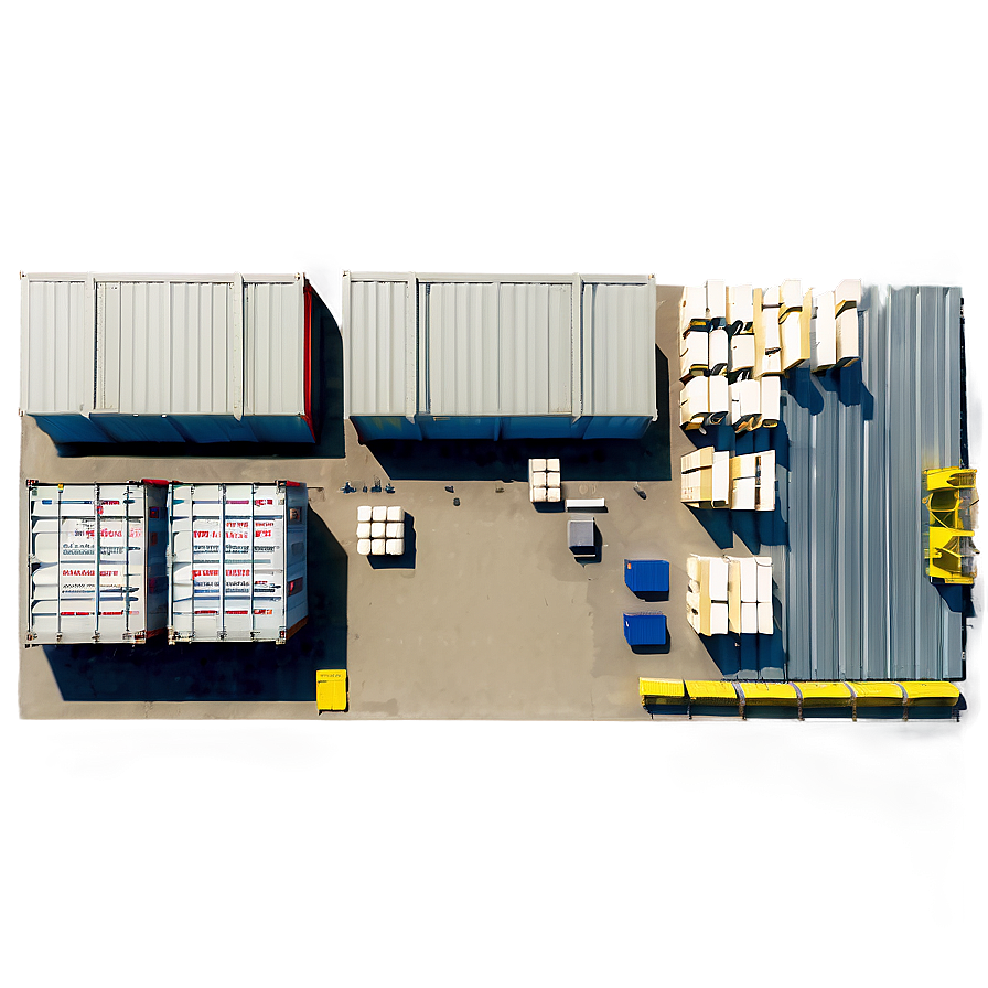 Indoor Warehouse Drone View Png Ped51 PNG