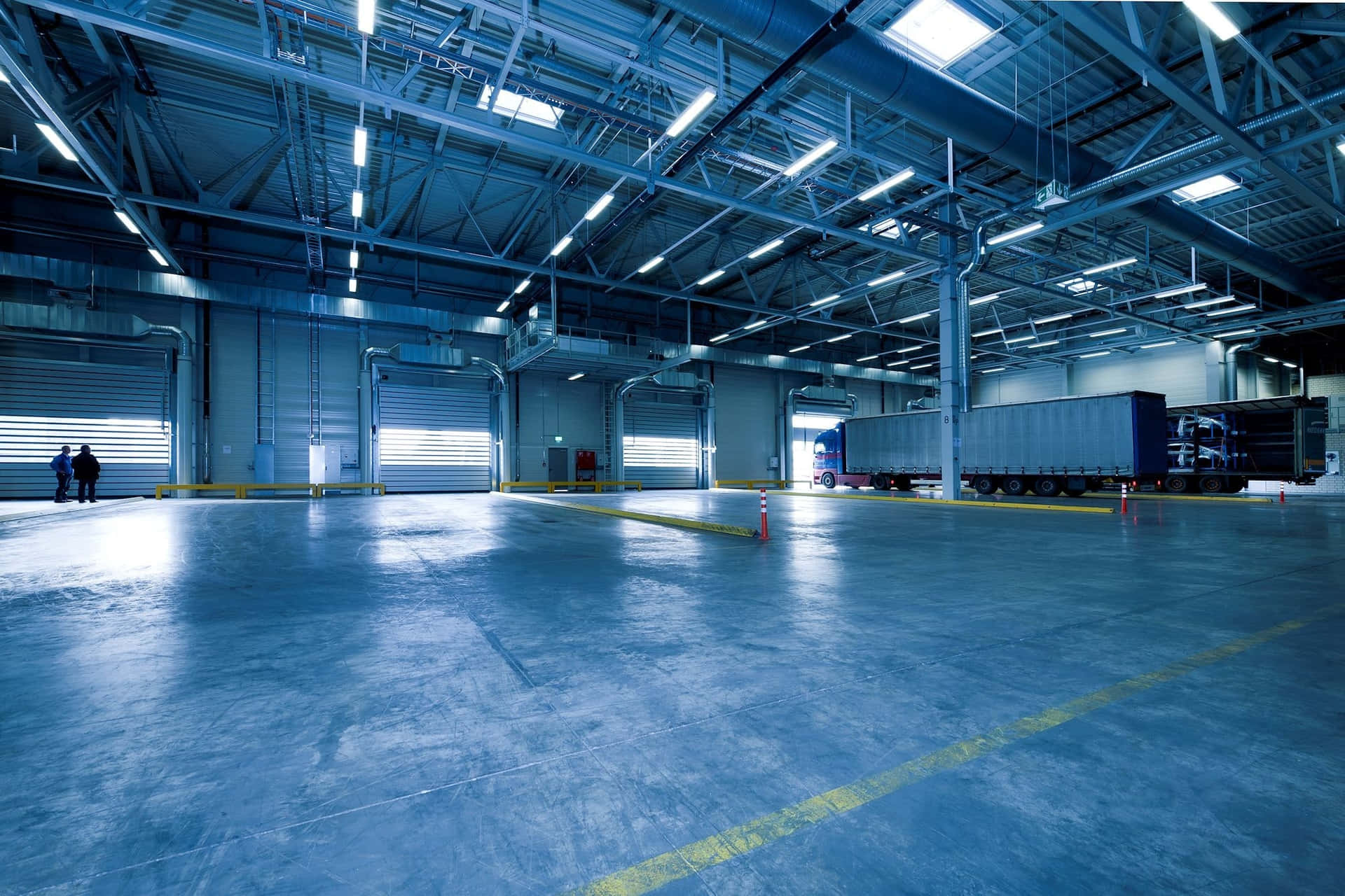 A Large Warehouse With A Lot Of Space