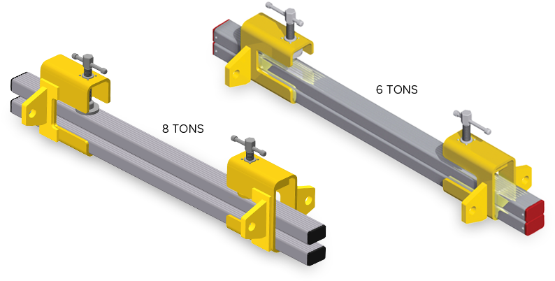 Industrial Beam Clamps6and8 Tons PNG