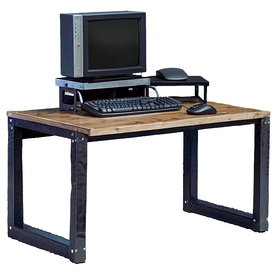 Industrial Computer Desk Png Ucw32 PNG