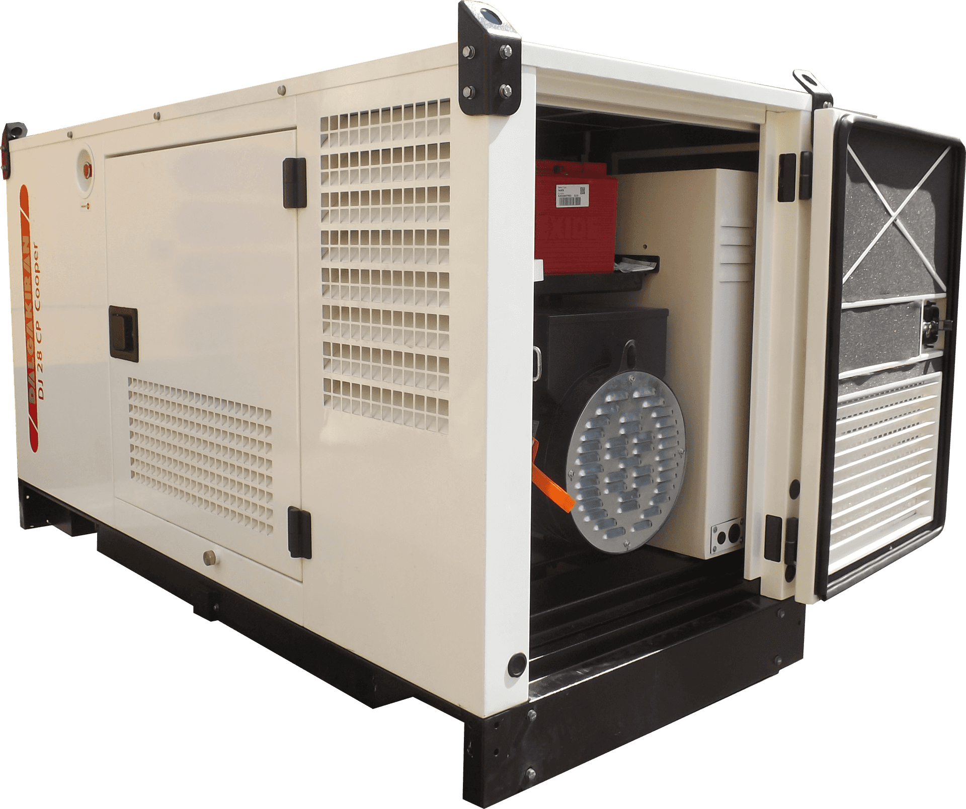 Industrial Diesel Generator Open PNG