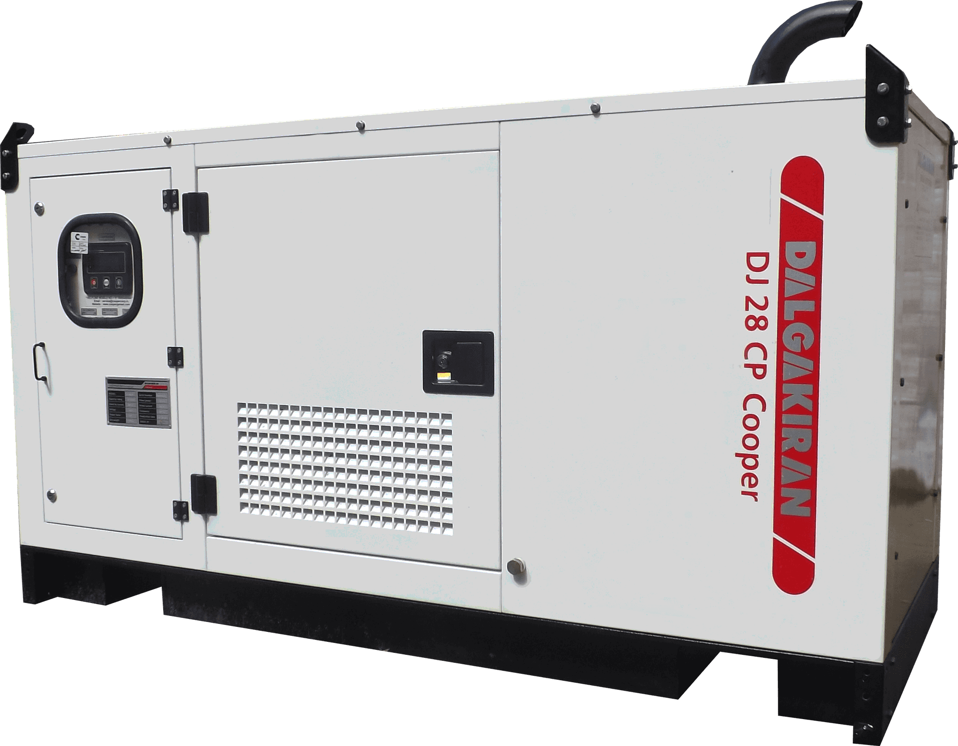 Industrial Diesel Generator White Background PNG