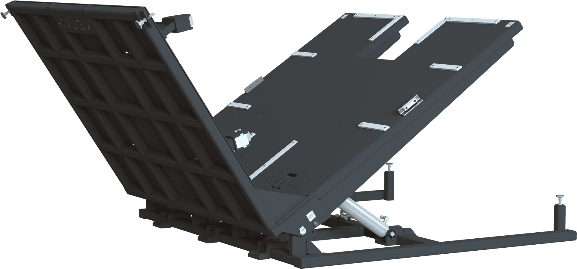 Industrial Dock Leveler Equipment PNG