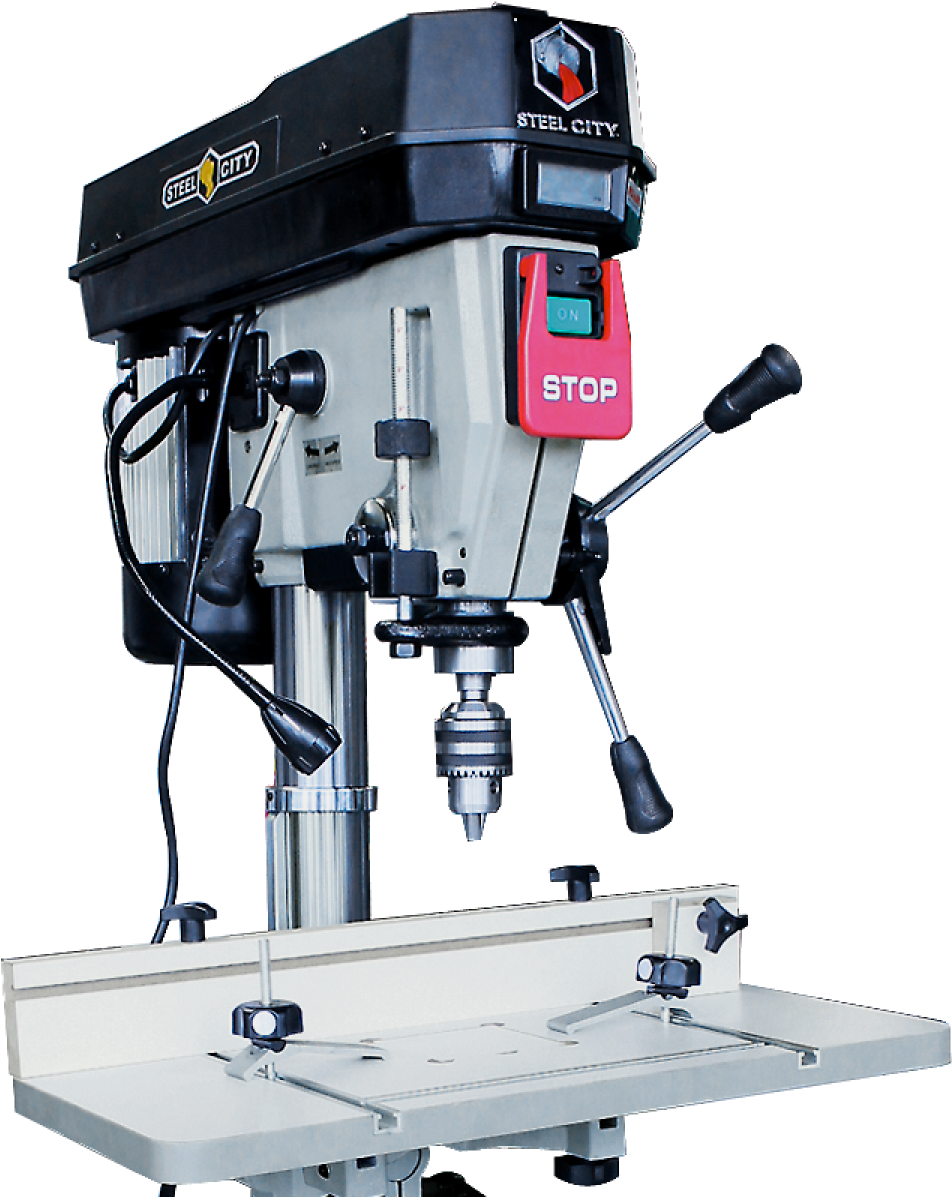 Industrial Drill Press Machine PNG