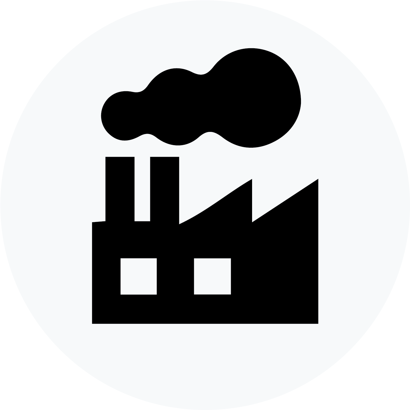 Industrial Factory Icon PNG