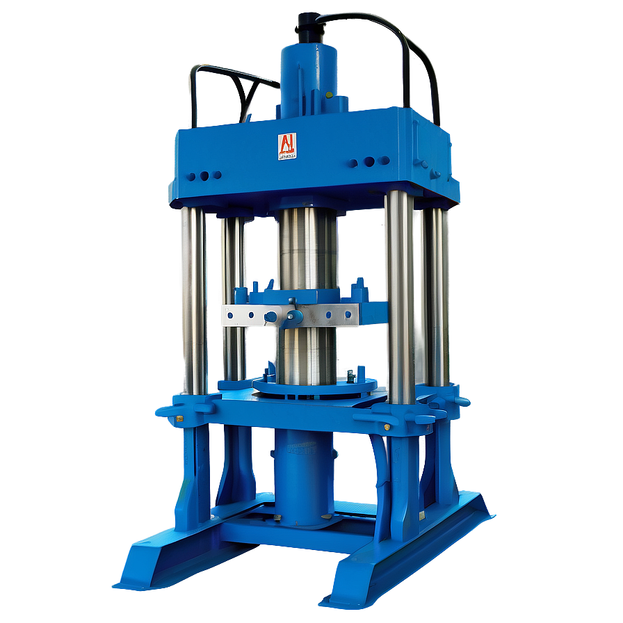 Industrial Hydraulic Press For Manufacturing Png 06242024 PNG