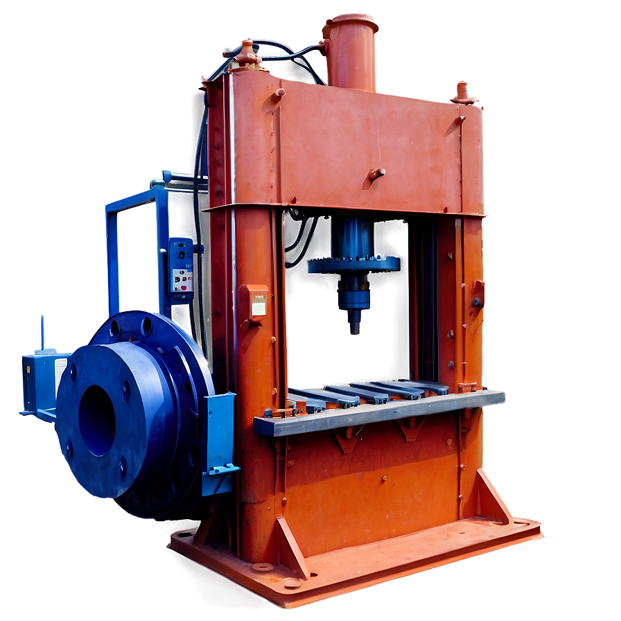 Industrial Hydraulic Press Png 06242024 PNG