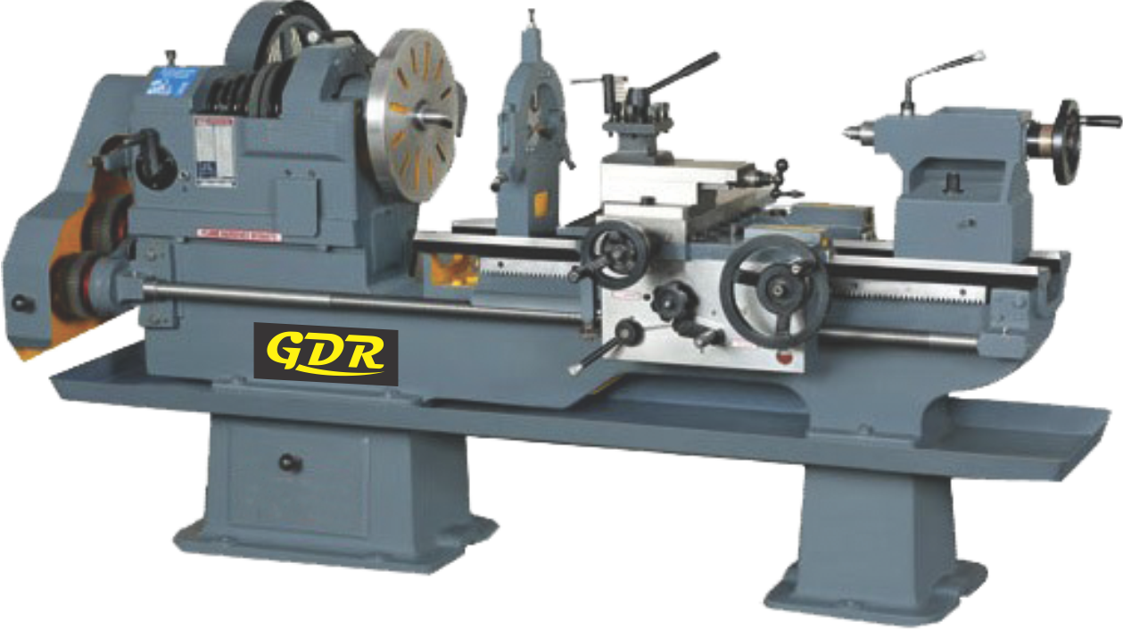 Industrial Metal Lathe Machine PNG