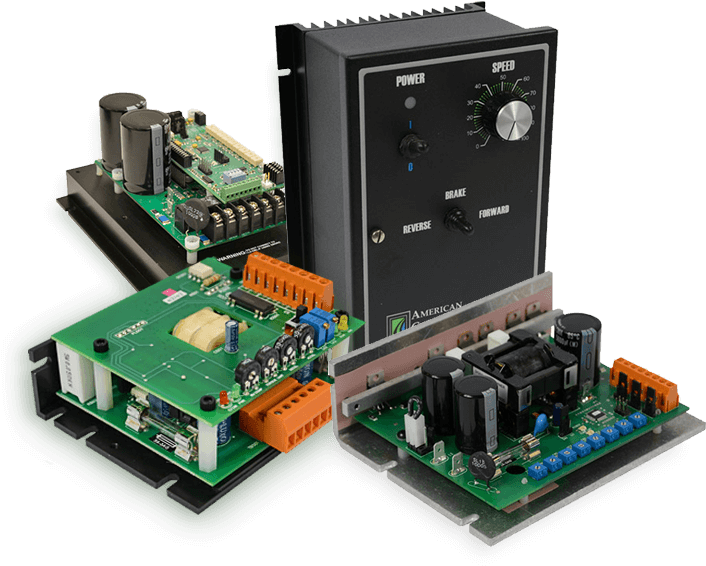 Industrial Motor Control Components PNG