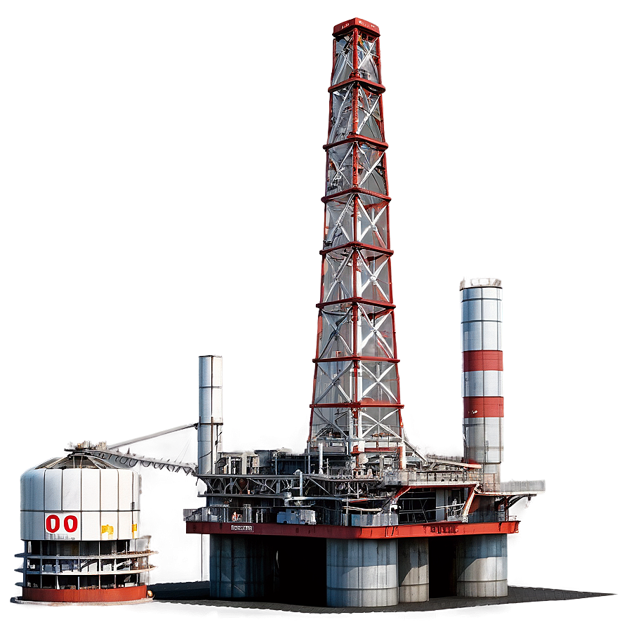 Industrial Oil Rig Png Gsq PNG