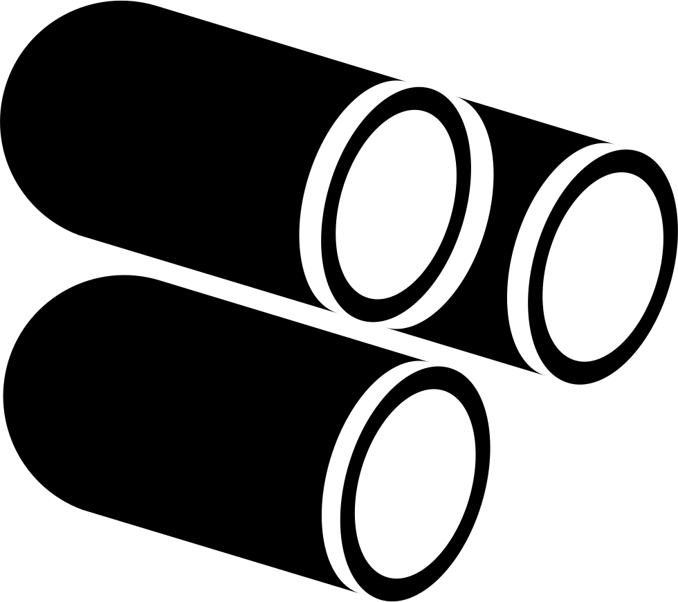 Industrial Pipes Vector Illustration PNG