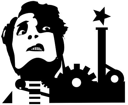 Industrial_ Revolution_ Silhouette PNG