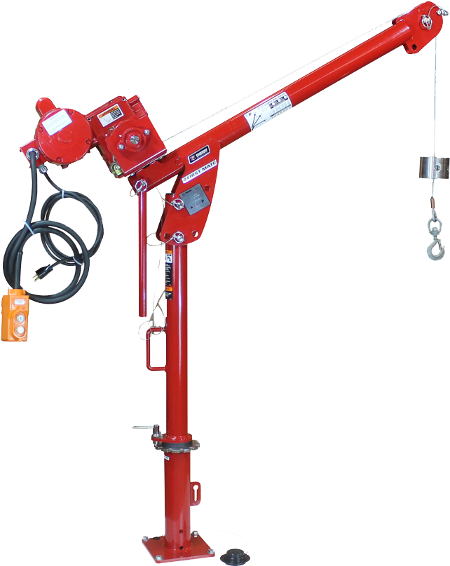 Industrial Shop Crane Isolated PNG