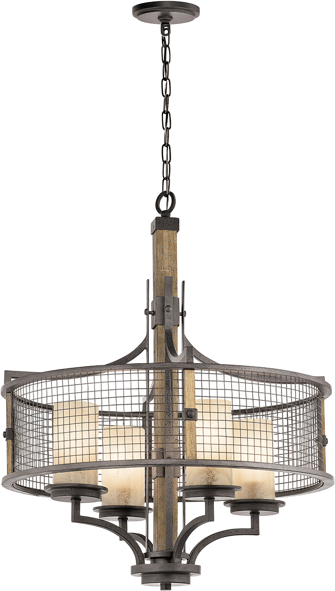 Industrial Style Chandelier PNG